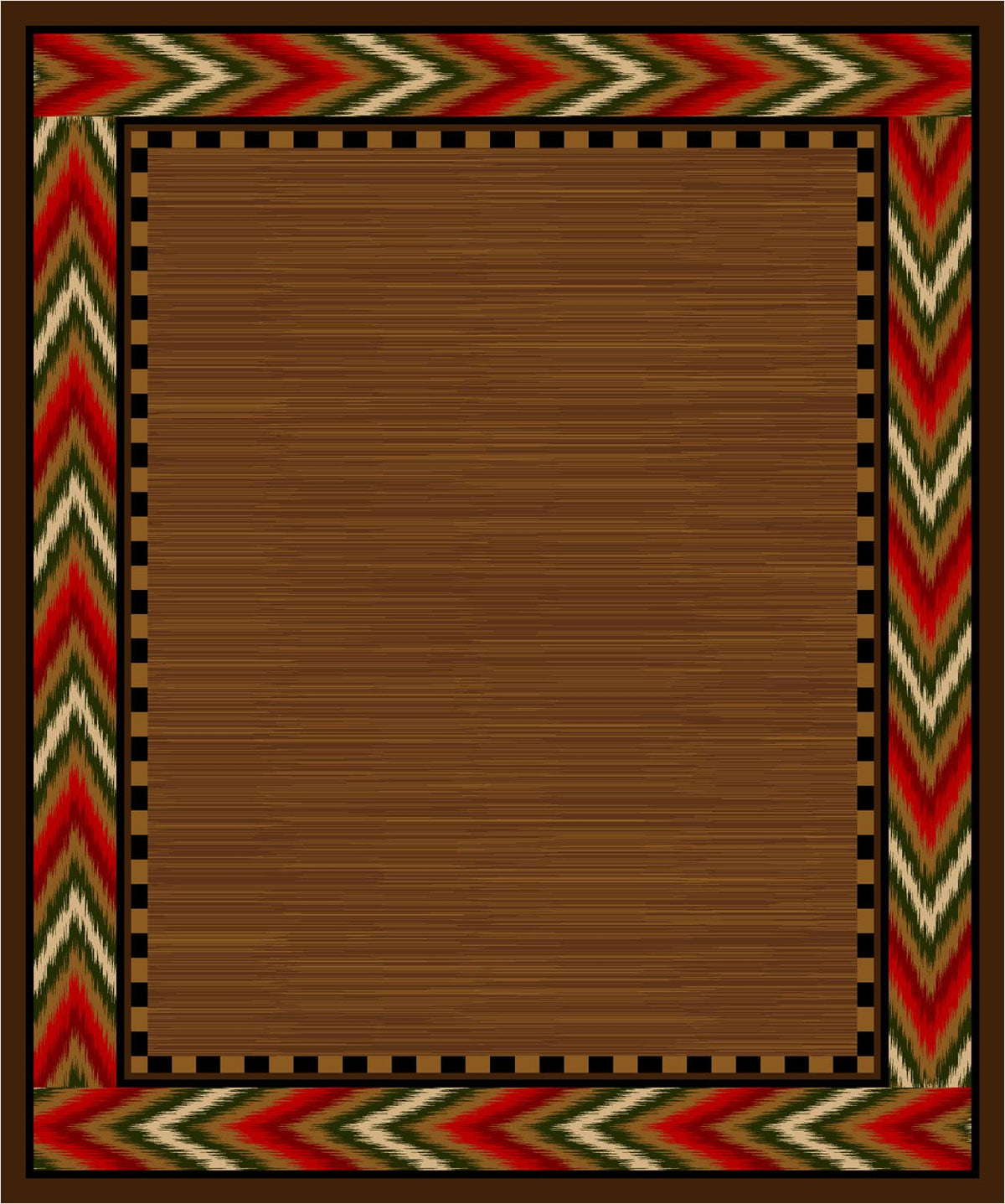 Image of an area rug, Flame - Red