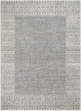 Load image into Gallery viewer, Athens Kavala Gray Contemporary Mediterranean Designer Area Rectangele Rug
