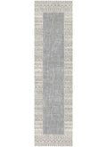 Athens Kavala Gray Contemporary Mediterranean Designer Area Rectangele Runner Rug