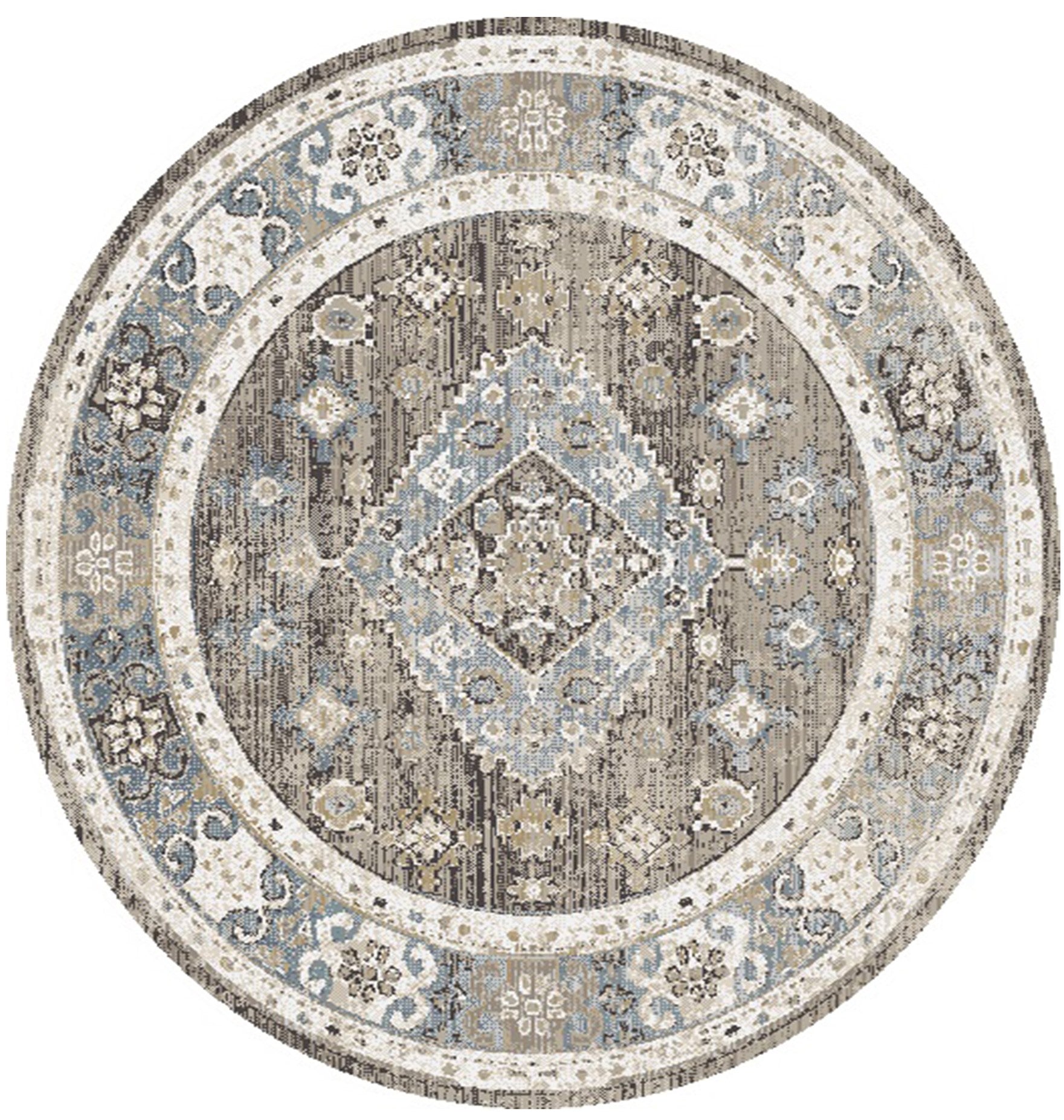 Athens Kastoria Taupe Area Rug