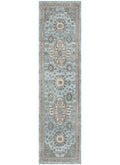 Athens Tripoli Blue Contemporary Mediterranean Designer Area Rectangle Runner Rug