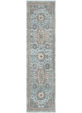 Load image into Gallery viewer, Athens Tripoli Blue Contemporary Mediterranean Designer Area Rectangle Runner Rug