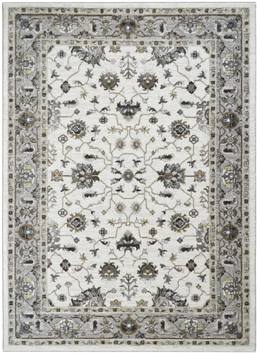 Athens Thessalonica Ivory Contemporary Mediterranean Area & Designer Rug