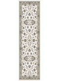 Athens Thessalonica Ivory Contemporary Mediterranean Area & Designer Runner Rug
