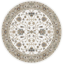 Load image into Gallery viewer, Athens Thessalonica Ivory Contemporary Mediterranean Area &amp; Designer Round Rug