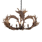 8 Light Elongated Fallow Antler Chandelier Antler Chandelier