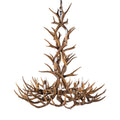 The Kennedy 12 Light XL Mule Deer Antler Chandelier