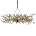 The Summit - 8 Light Mule Deer Abstract Antler Chandelier