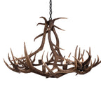 The Yellowstone 12 Lights Antler Chandelier