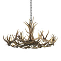 12 Light Elk Antler Chandelier - The Denali Antler Chandelier