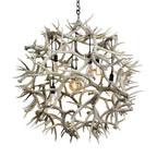 Multi Light Galaxy Sphere Antler Chandelier