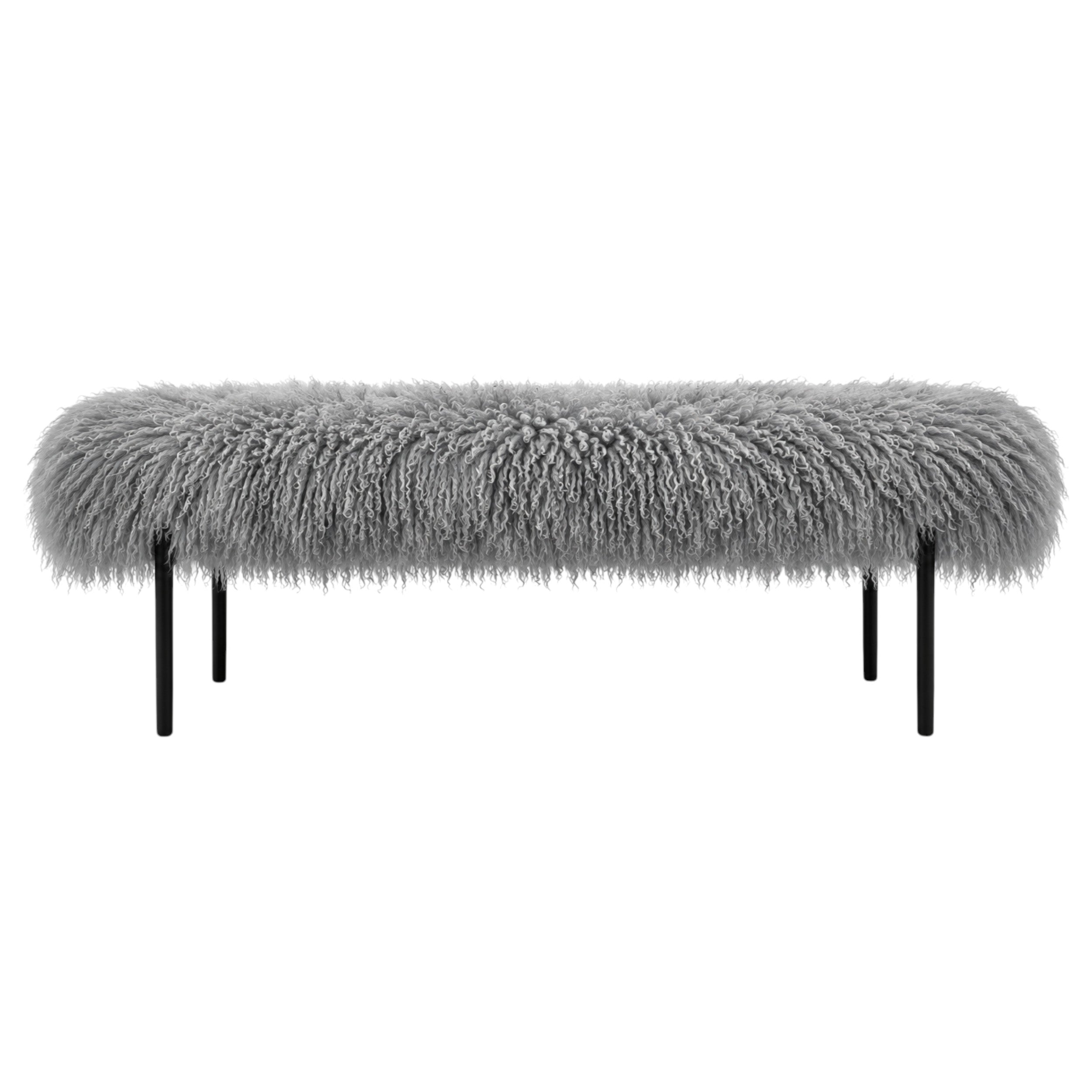 Alba Tibetan Bench - Ash Grey