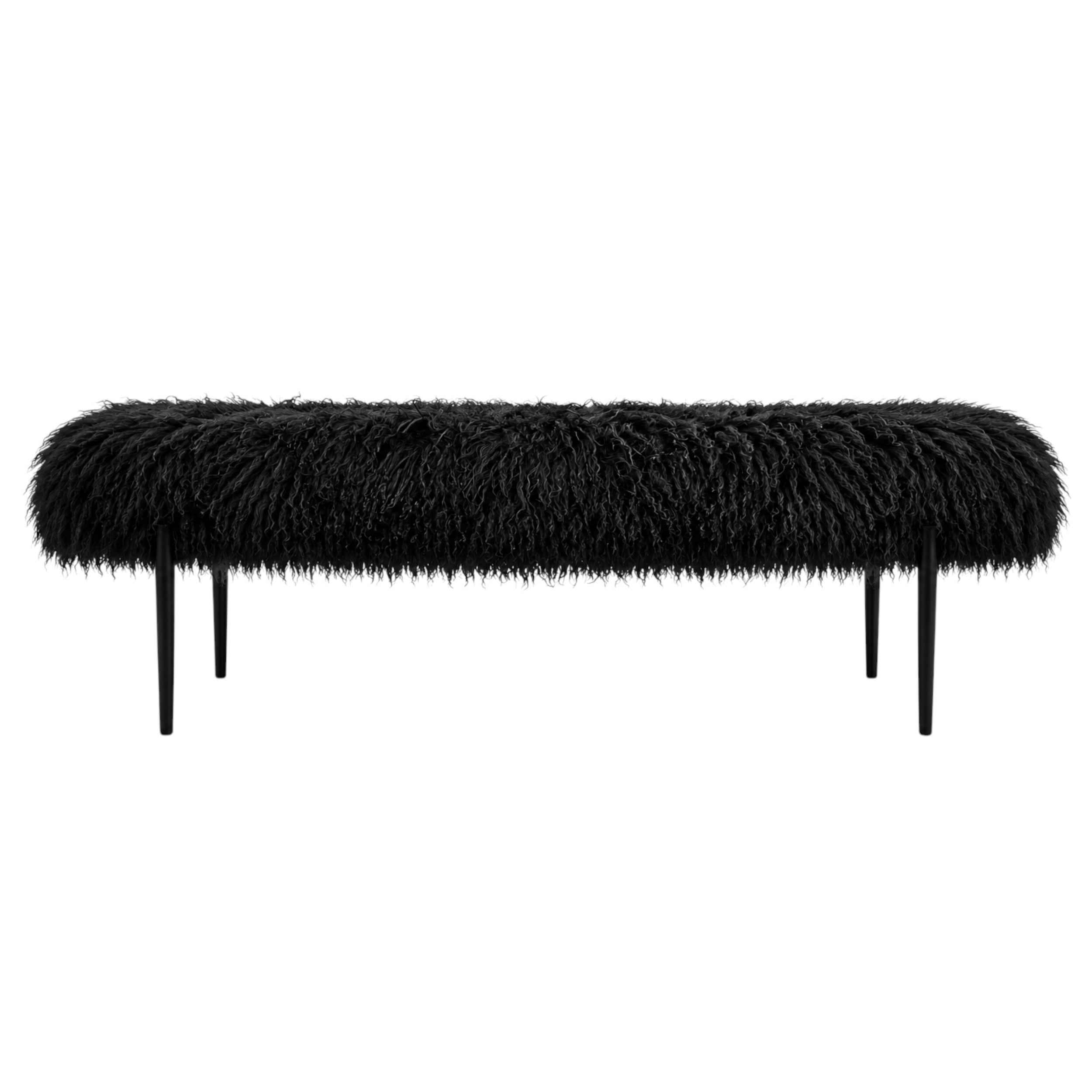 Alba Tibetan Bench - Black