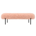 Alba Tibetan Bench - Blush