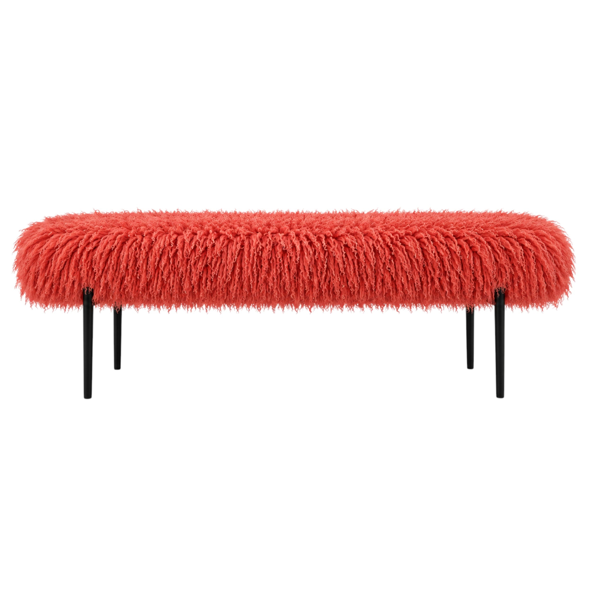 Alba Tibetan Bench - Coral