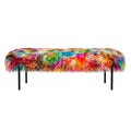 Alba Tibetan Bench - Light Confetti