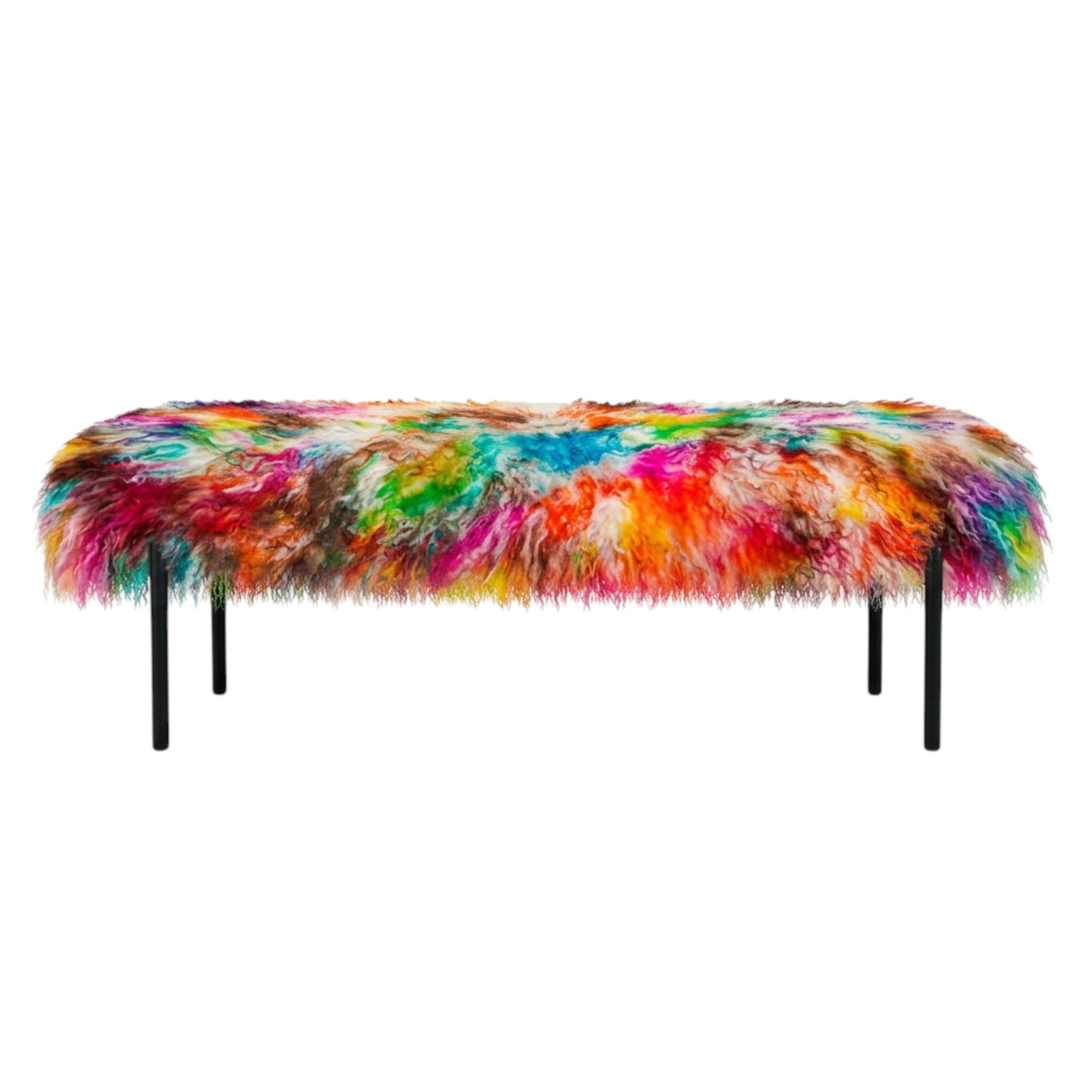 Alba Tibetan Bench - Light Confetti