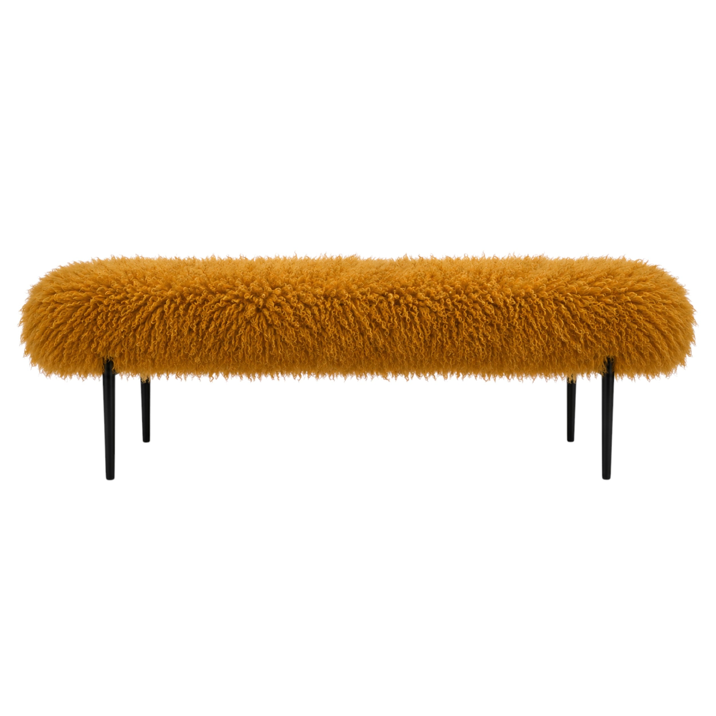 Alba Tibetan Bench - Mustard