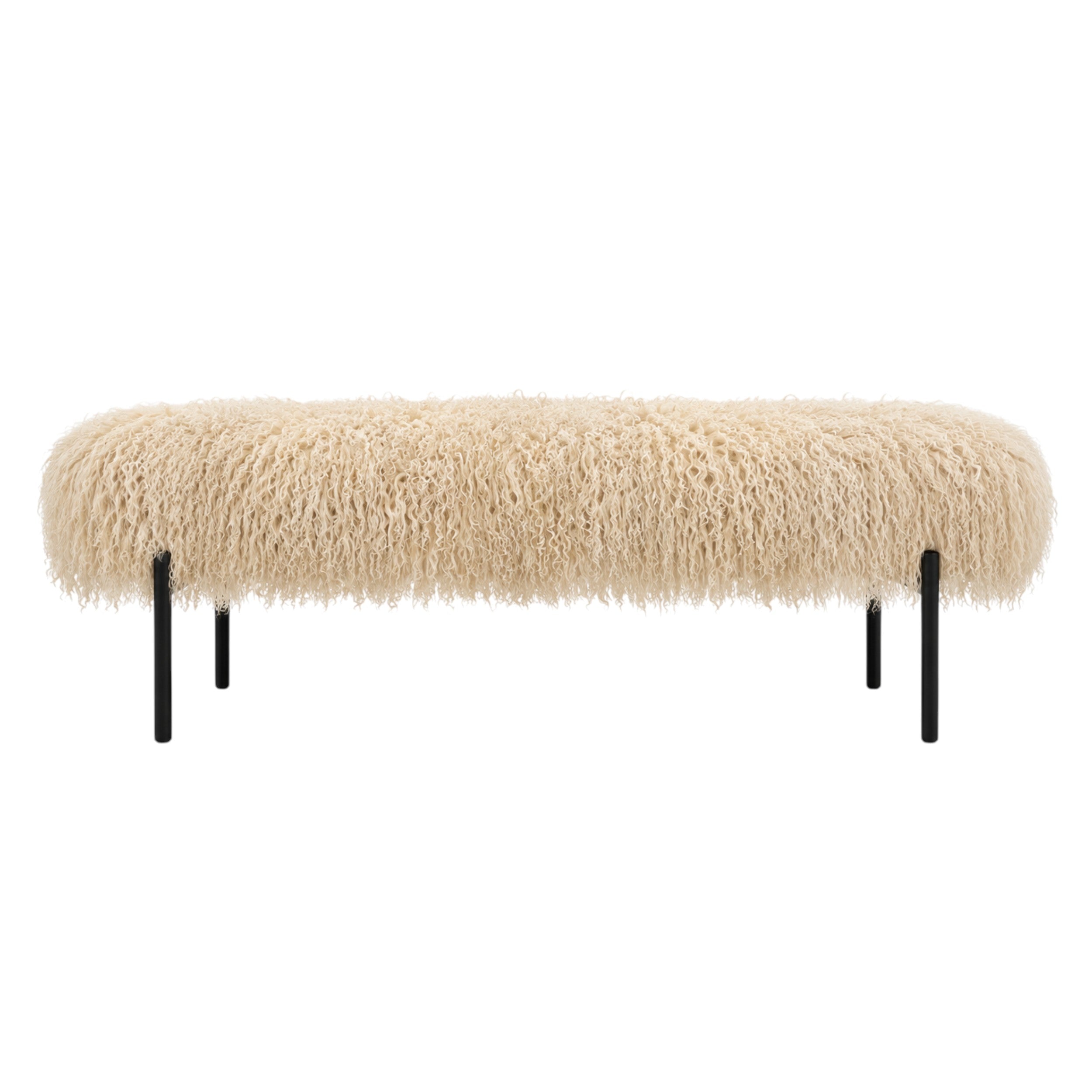 Alba Tibetan Bench - Off White