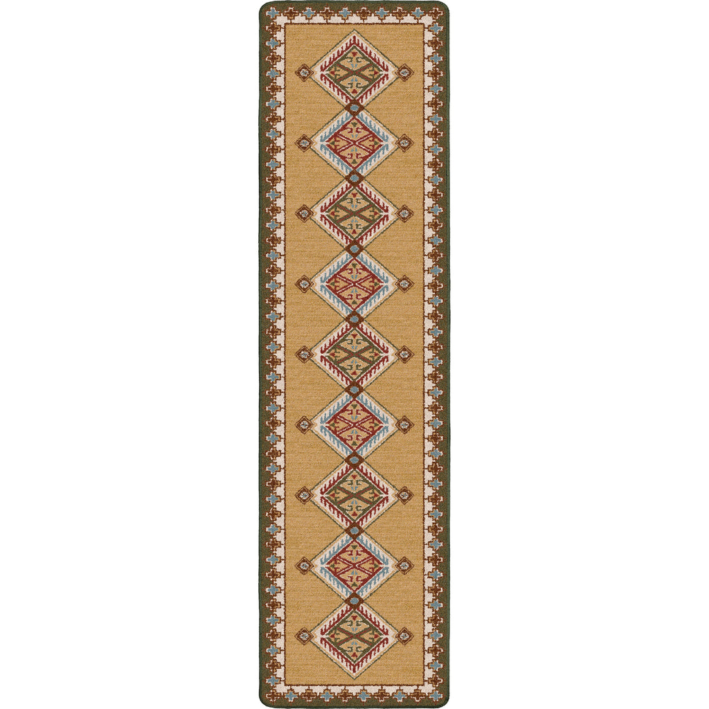 Image of an area rug, Ancestry - Green