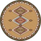 Image of an area rug, Ancestry - Green