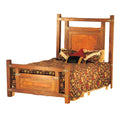 Wyoming Copper & Reclaimed Wood Rustic Western Bed