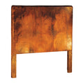 Hammered Copper & Wood Headboard