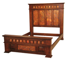 Load image into Gallery viewer, Alma Hand Hammered Copper &amp; Wood Elegant Rustic Western, Offered WIth Custom Wood Finishes  