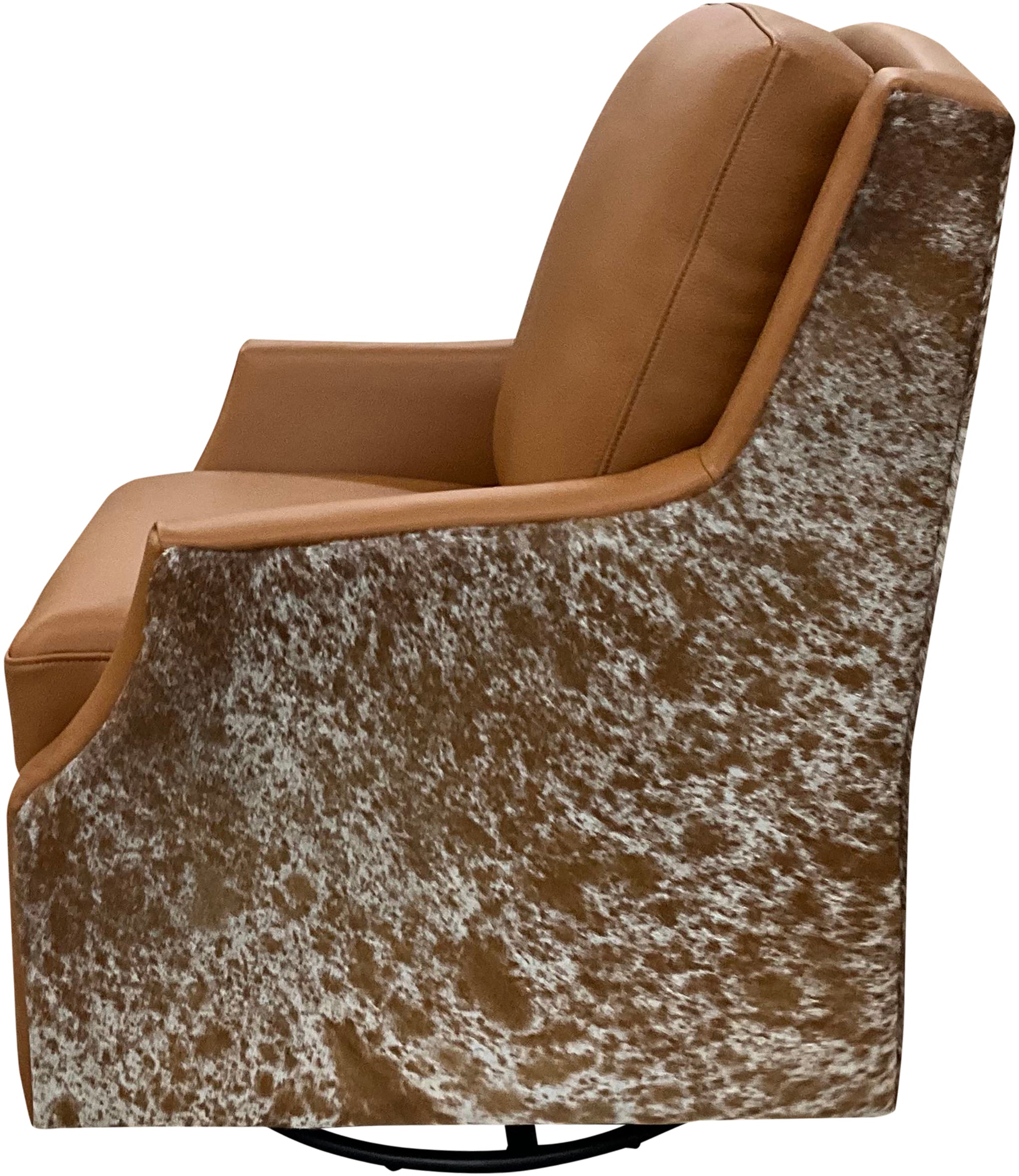 Longhorn Tallback Swivel Glider