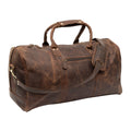 This full-grain leather duffel bag features premium distressed leather, brass hardware, and multiple compartments. A handcrafted, durable weekender bag built for travel, adventure, and timeless style.
