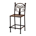 Park City Hand Forged Iron Barstool With Fuente Design