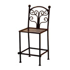Park City Hand Forged Iron Barstool With Fuente Design