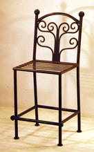 Load image into Gallery viewer, Park City Hand Forged Iron Barstool With Fuente Design