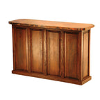 Deer Valley Wine Rack Bar With Hammered Copper Panels