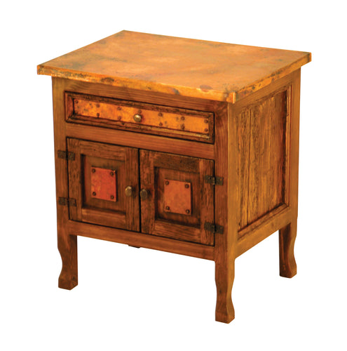 Country Copper Nightstand