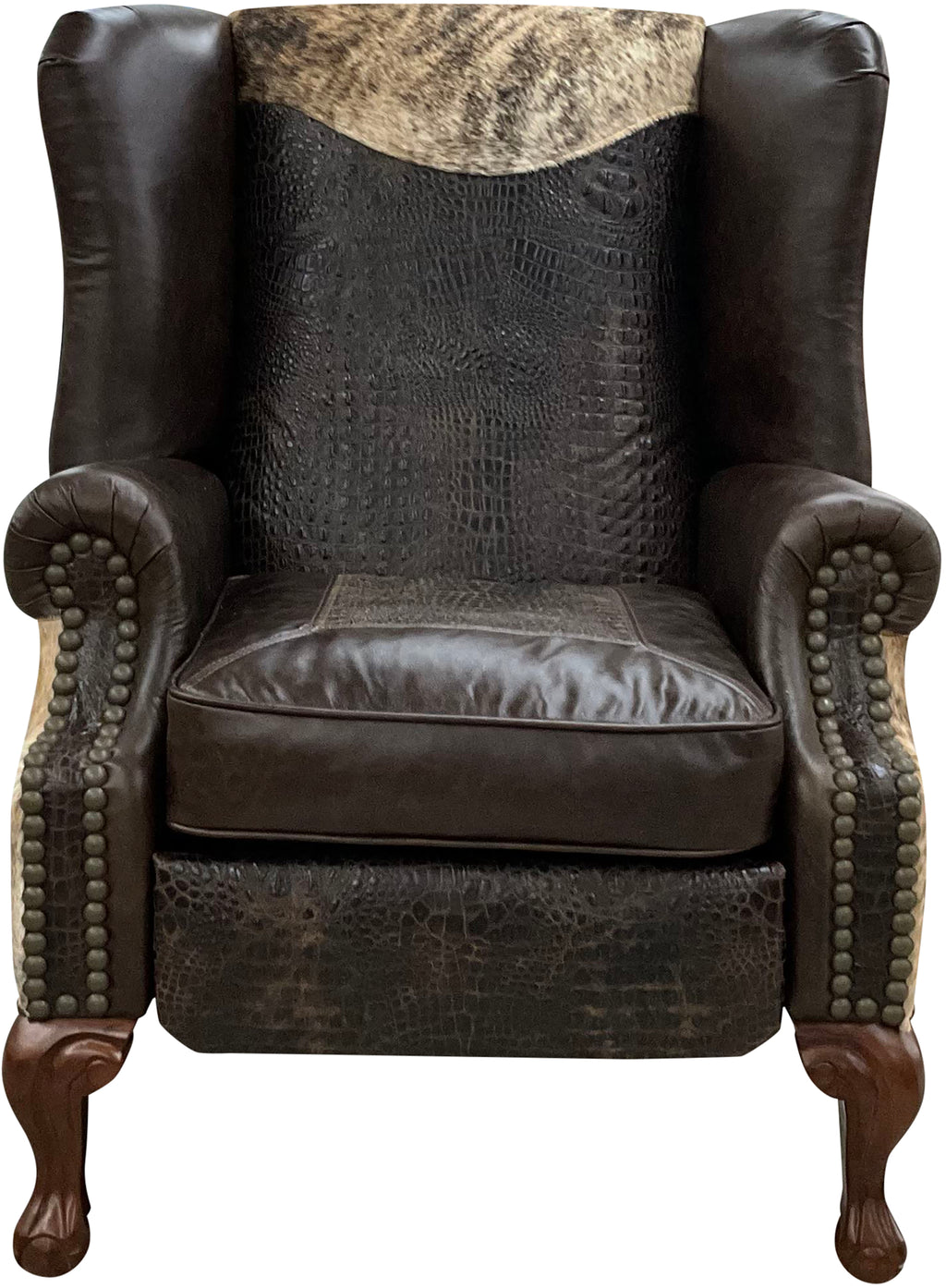 Vintage Gator Wingback Recliner