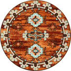 Image of an area rug, Badlands - Rust