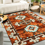 Image of an area rug, Badlands - Rust