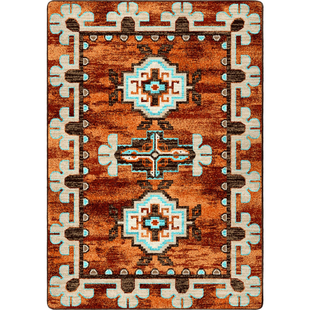 Image of an area rug, Badlands - Rust