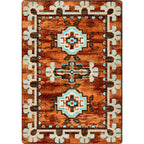 Image of an area rug, Badlands - Rust