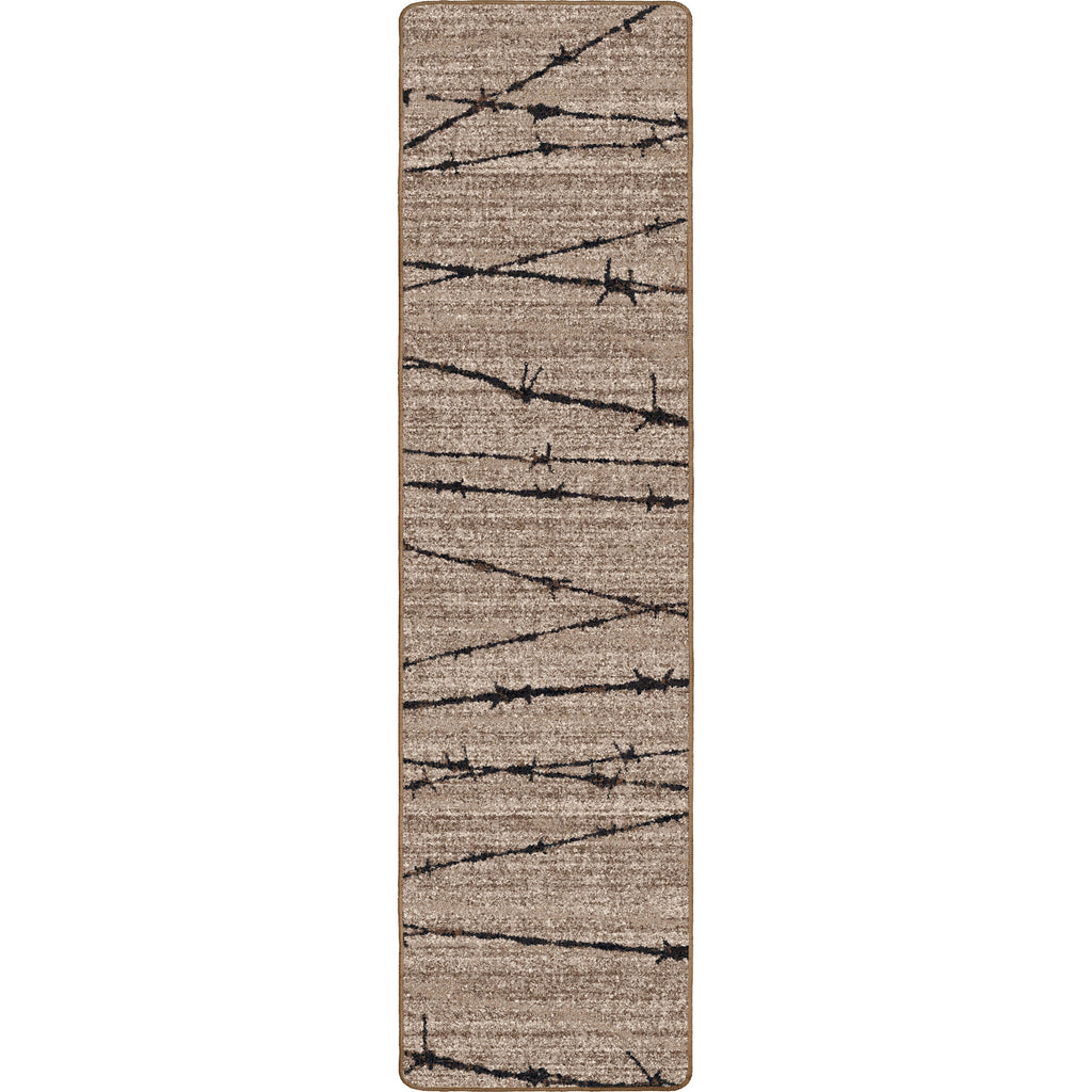 Image of an area rug, Barbed Wire - Natural