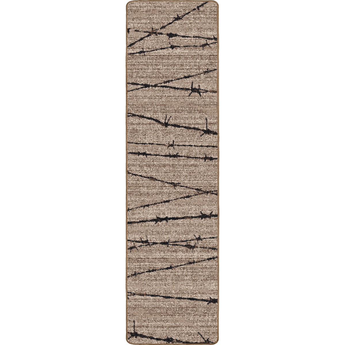 Image of an area rug, Barbed Wire - Natural