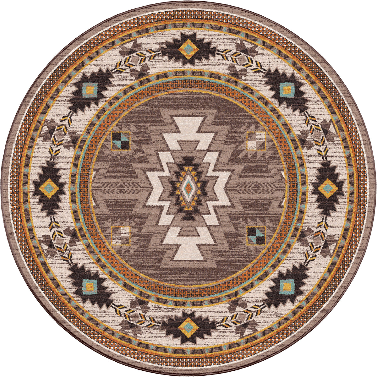 Image of an area rug, Barrel - Worn Saddle