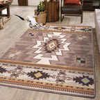 Image of an area rug, Barrel - Worn Saddle