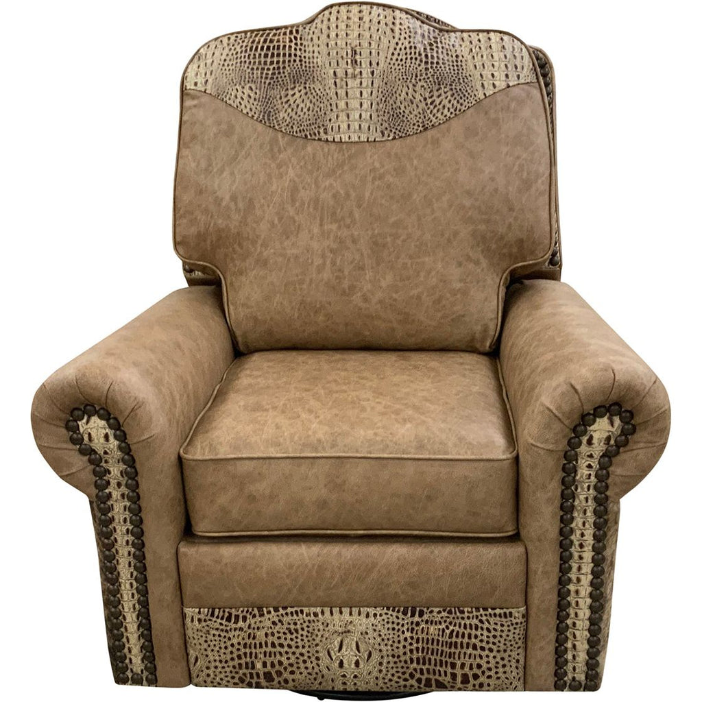 Palomino Gator Swivel Glider Recliner
