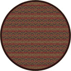 Image of an area rug, Basket Weave - Dark Chocolate