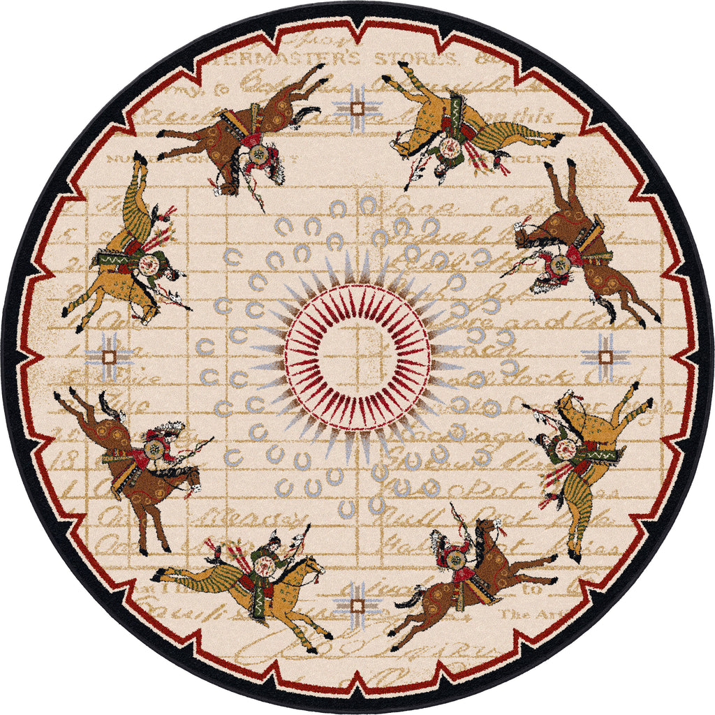 Image of an area rug, Battle Records - Multi