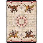 Image of an area rug, Battle Records - Multi
