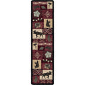 Image of an area rug, Bear Creek Lodge - Red