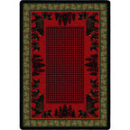 Image of an area rug, Bear Family - Multi
